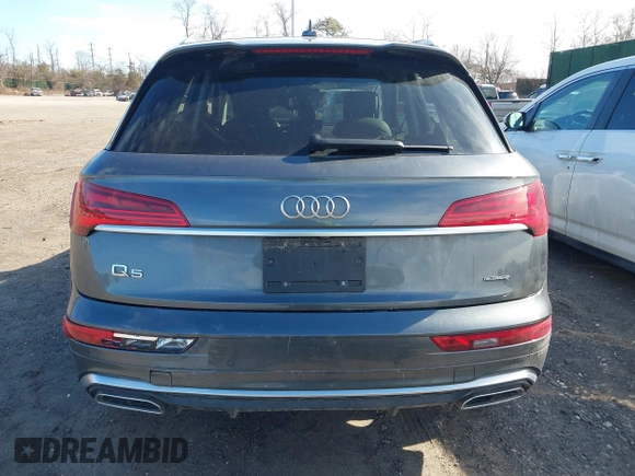2022 Audi Q5 S line Premium Plus with VIN WA1EAAFY6N2111079, listed as a IAAI auction lot 41561501 with 67,799 mi miles. Bid and sale history available at carsss.com. Image 16.