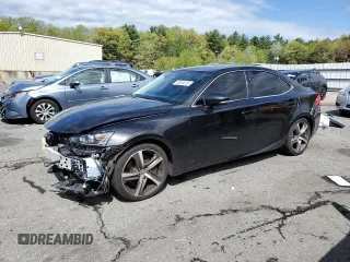 2017 Lexus IS 300 with VIN JTHCM1D27H5017619, listed as a Copart auction lot 55659015 with 90,150 mi miles and Salvage title. Bid and sale history available at DreamBid. Image 1.