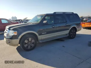 2007 Ford Expedition EL Eddie Bauer with VIN 1FMFK175X7LA11975, listed as a Copart auction lot 48626985 with 215,862 mi miles and Salvage Title. Bid and sale history available at carsss.com. Image 1.