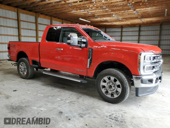2024 Ford F-350 with VIN 1FT8X3BM1RED45148, listed as a Copart auction lot 50202555 with Not provided miles and Salvage title. Bid and sale history available at DreamBid. Image 4.
