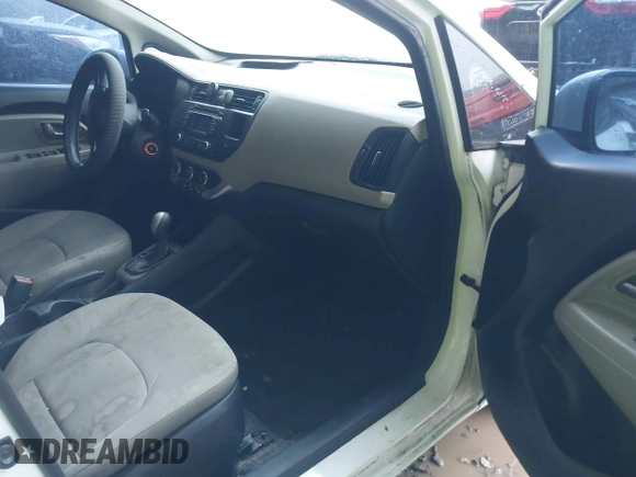 2014 Kia Rio LX with VIN KNADM4A35E6350778, listed as a IAAI auction lot 42188131 with 162,754 mi miles and . Bid and sale history available at DreamBid. Image 5.