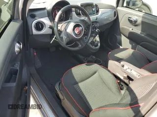 2017 FIAT 500 Pop with VIN 3C3CFFKR6HT618873, listed as a Copart auction lot 53839615 with 59,932 mi miles and Salvage Title. Bid and sale history available at carsss.com. Image 8.