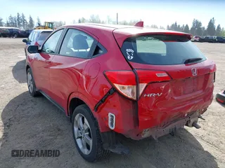 2017 Honda HR-V LX with VIN 3CZRU6H34HG700604, listed as a IAAI auction lot 42019802 with 95,530 mi miles. Bid and sale history available at carsss.com. Image 3.