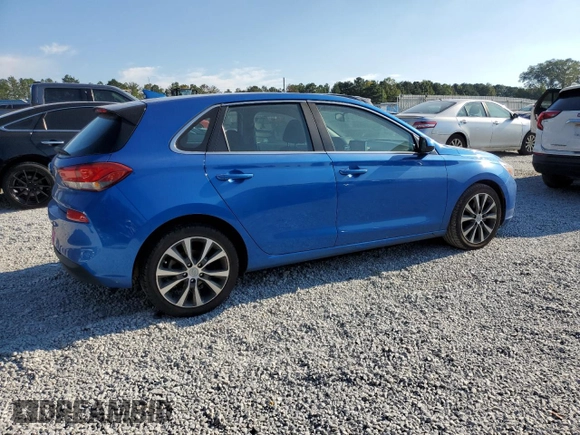 2018 Hyundai Elantra GT with VIN KMHH35LE3JU027374, listed as a Copart auction lot 74968514 with 96,186 mi miles and Salvage Title. Bid and sale history available at carsss.com. Image 3.