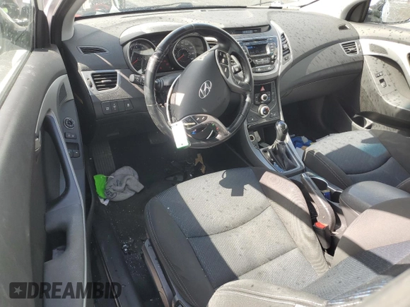 2014 Hyundai Elantra z VIN KMHDH6AH4EU029286, wystawiony jako Copart lot #49091825 z przebiegiem 54 017 mil mil oraz Szkoda całkowita • Salvage title. Historia ofert i sprzedaży dostępna na DreamBid. Obrazek 8.