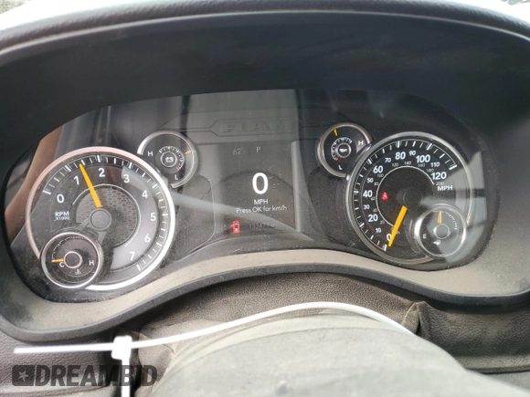 2019 Ram 1500 Tradesman z VIN 1C6SRFCT4KN662300, wystawiony jako Copart lot #52959345 z przebiegiem 133 477 mil mil oraz Szkoda całkowita • Salvage title. Historia ofert i sprzedaży dostępna na DreamBid. Obrazek 9.