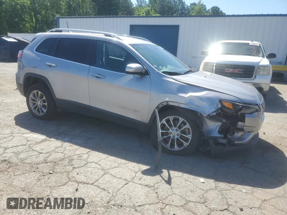 2019 Jeep Cherokee Latitude Plus with VIN 1C4PJLLB5KD171753, listed as a Copart auction lot 58045515 with 90,022 mi miles and Salvage title. Bid and sale history available at DreamBid. Image 4.