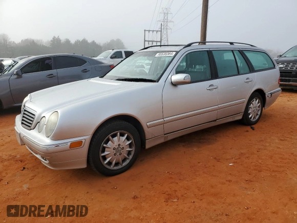 2001 Mercedes-Benz E-Class AWD with VIN WDBJH82J81X048600, listed as a Copart auction lot 85530364 with 172,950 mi miles and Salvage Title. Bid and sale history available at carsss.com. Image 1.