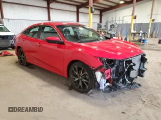2019 Honda Civic Sport with VIN 2HGFC2F84KH550926, listed as a Copart auction lot 49224605 with 109,348 mi miles and Salvage Title. Bid and sale history available at DreamBid. Image 4.