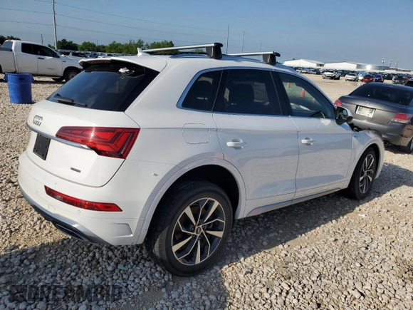 2022 Audi Q5 S line Premium Plus z VIN WA1EAAFY1N2137332, wystawiony jako Copart lot #55388645 z przebiegiem Nie podano mil oraz Szkoda całkowita • Salvage title. Historia ofert i sprzedaży dostępna na DreamBid. Obrazek 3.