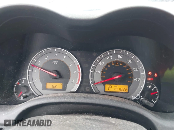 2010 Toyota Corolla with VIN 1NXBU4EE1AZ324038, listed as a IAAI auction lot 42488922 with 141,822 mi miles and . Bid and sale history available at DreamBid. Image 7.