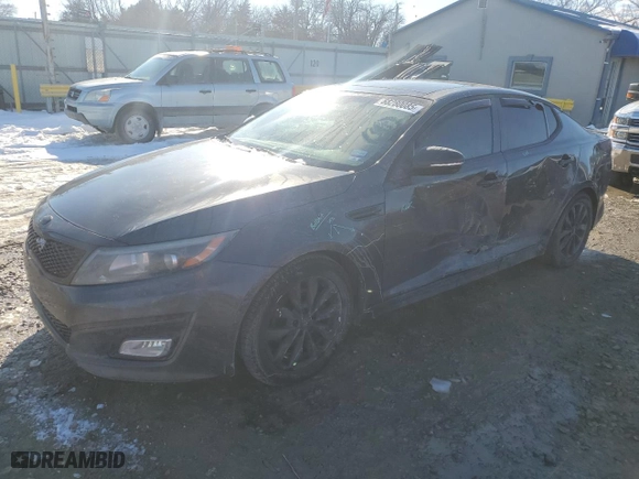 2015 Kia Optima EX with VIN 5XXGN4A73FG459520, listed as a Copart auction lot 88280085 with 86,841 mi miles and Salvage Title. Bid and sale history available at carsss.com. Image 1.