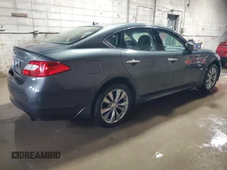 2013 Infiniti M with VIN JN1BY1ARXDM603916, listed as a Copart auction lot 61070355 with 166,630 mi miles and Clean title. Bid and sale history available at DreamBid. Image 3.