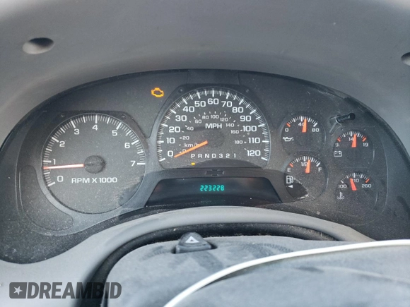 2006 Chevrolet TrailBlazer LS with VIN 1GNET16S266105051, listed as a Copart auction lot 79528534 with 223,228 mi miles and Salvage Title. Bid and sale history available at DreamBid. Image 9.
