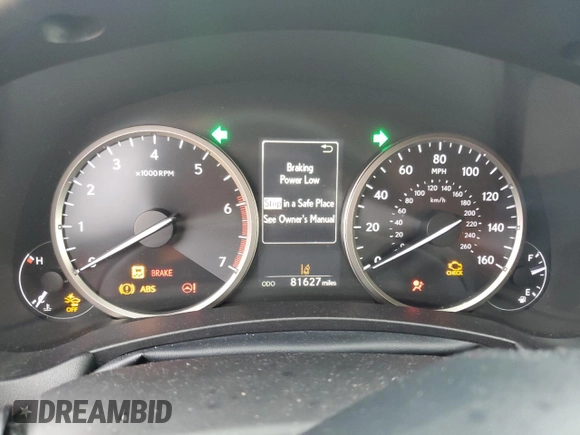 2020 Lexus NX 300 with VIN JTJAARBZ1L2176885, listed as a Copart auction lot 43062925 with 81,627 mi miles and Salvage title. Bid and sale history available at DreamBid. Image 9.