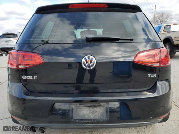 2015 Volkswagen Golf TDI SEL with VIN 3VW2A7AU8FM061261, listed as a Copart auction lot 45646315 with 84,640 mi miles and Salvage Title. Bid and sale history available at carsss.com. Image 6.