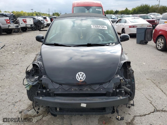 2007 Volkswagen New Beetle Convertible with VIN 3VWSF31YX7M414629, listed as a Copart auction lot 73084704 with 132391 miles and Salvage Title. Bid and sale history available at carsss.com. Image 5.