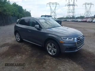 2018 Audi Q5 Premium Plus z VIN WA1BNAFY1J2203864, wystawiony jako IAAI lot #42400360 z przebiegiem 71 294 mil mil oraz . Historia ofert i sprzedaży dostępna na DreamBid. Obrazek 1.