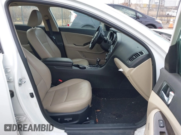 2015 Kia Optima EX with VIN 5XXGN4A73FG438313, listed as a IAAI auction lot 41699954 with 76,584 mi miles. Bid and sale history available at carsss.com. Image 5.