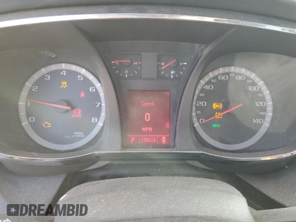 2010 GMC Terrain SLT-1 with VIN 2CTFLFEY8A6296627, listed as a Copart auction lot 72993744 with 159,424 mi miles and Salvage Title. Bid and sale history available at DreamBid. Image 9.