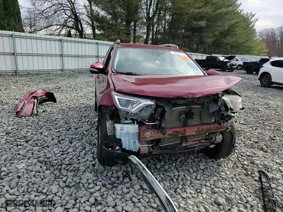 2018 Toyota RAV4 XLE with VIN 2T3RFREV3JW781611, listed as a Copart auction lot 50925765 with 130,424 mi miles and Salvage Title. Bid and sale history available at carsss.com. Image 12.