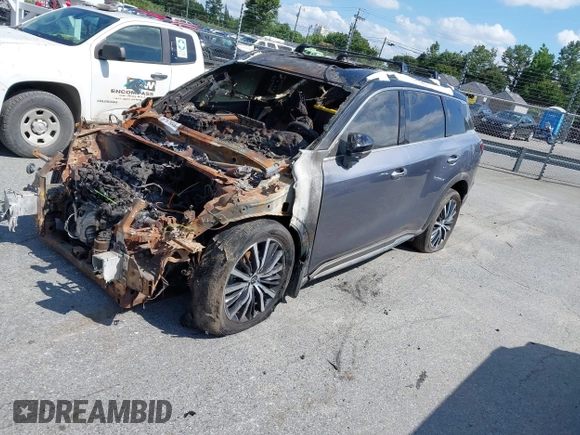 2023 Infiniti QX60 Autograph with VIN 5N1DL1HU4PC372788, listed as a IAAI auction lot 38787893 with Not provided miles and . Bid and sale history available at DreamBid. Image 2.