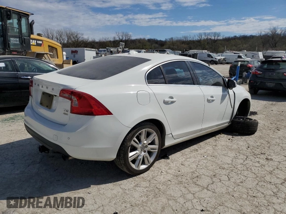 2011 Volvo S60 with VIN YV1902FH3B2017764, listed as a Copart auction lot 50779705 with 186,547 mi miles and Salvage Title. Bid and sale history available at carsss.com. Image 3.