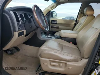 2010 Toyota Sequoia Platinum with VIN 5TDYY5G12AS024192, listed as a Copart auction lot 82048754 with 0 mi miles and Clean Title. Bid and sale history available at carsss.com. Image 7.