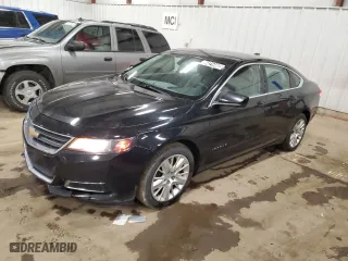 2017 Chevrolet Impala LS with VIN 2G11X5S31H9167014, listed as a Copart auction lot 44214465 with 116,812 mi miles and Clean Title. Bid and sale history available at carsss.com. Image 1.