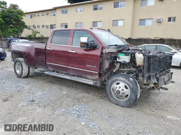 2016 Chevrolet Silverado 3500HD LTZ with VIN 1GC4K0C8XGF159628, listed as a Copart auction lot 74576054 with 0 mi miles and Salvage Title. Bid and sale history available at carsss.com. Image 4.