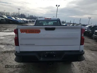 2020 Chevrolet Silverado 1500 Work Truck with VIN 3GCNWAEH1LG342940, listed as a Copart auction lot 77469334 with 125,480 mi miles and Salvage Title. Bid and sale history available at DreamBid. Image 6.