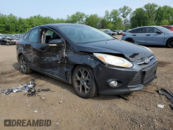 2013 Ford Focus SE with VIN 1FADP3F21DL280156, listed as a Copart auction lot 59814185 with 103,252 mi miles and Salvage title. Bid and sale history available at DreamBid. Image 4.