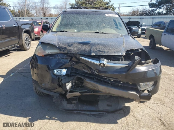 2001 Acura MDX Touring Pkg with VIN 2HNYD18601H507655, listed as a Copart auction lot 48198325 with 216,173 mi miles and Salvage Title. Bid and sale history available at carsss.com. Image 5.