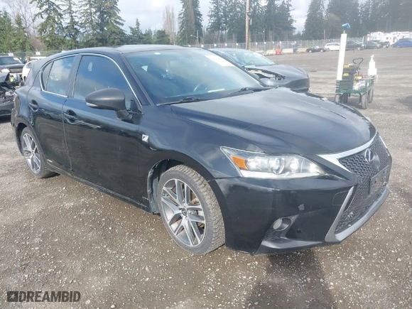 2014 Lexus CT 200h Hybrid with VIN JTHKD5BH0E2188400, listed as a IAAI auction lot 41766759 with 241,908 mi miles. Bid and sale history available at carsss.com. Image 1.