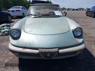 1983 Alfa Romeo Spider Veloce z VIN ZARBA5411D1016042, wystawiony jako IAAI lot #42214912 z przebiegiem 51 581 mil mil oraz . Historia ofert i sprzedaży dostępna na DreamBid. Obrazek 6.
