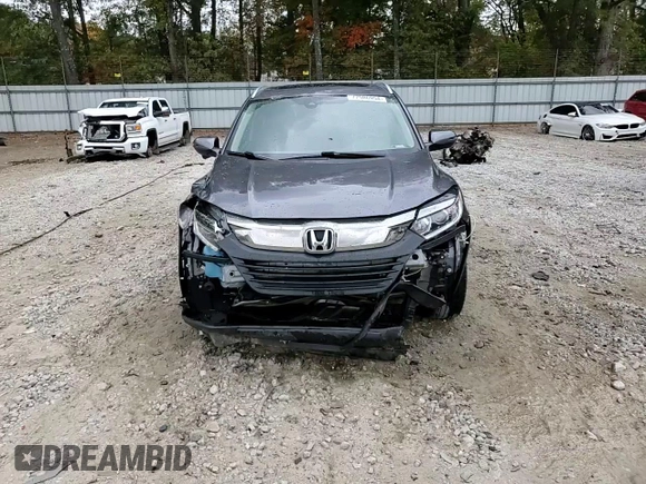 2021 Honda HR-V EX-L with VIN 3CZRU5H79MM729251, listed as a Copart auction lot 77986954 with 58,007 mi miles and Salvage Title. Bid and sale history available at carsss.com. Image 14.