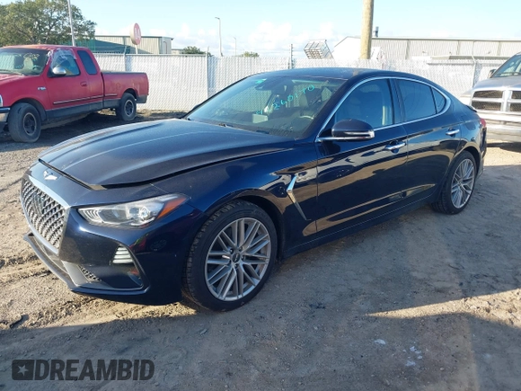 2020 Genesis G70 2.0T с VIN KMTG64LA1LU062420, выставлен на аукционе IAAI как лот 42260170 с пробегом 68 450 миль миль и . История ставок и продаж доступна на DreamBid. Изображение 17.