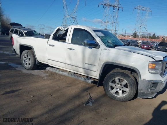 2014 GMC Sierra 1500 SLT with VIN 1GTV2VEC0EZ182222, listed as a IAAI auction lot 41639510 with 87,154 mi miles. Bid and sale history available at carsss.com. Image 1.