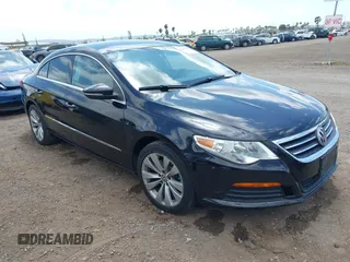 2012 Volkswagen CC Sport PZEV with VIN WVWMP7AN3CE516747, listed as a IAAI auction lot 42150237 with 125,157 mi miles. Bid and sale history available at carsss.com. Image 1.