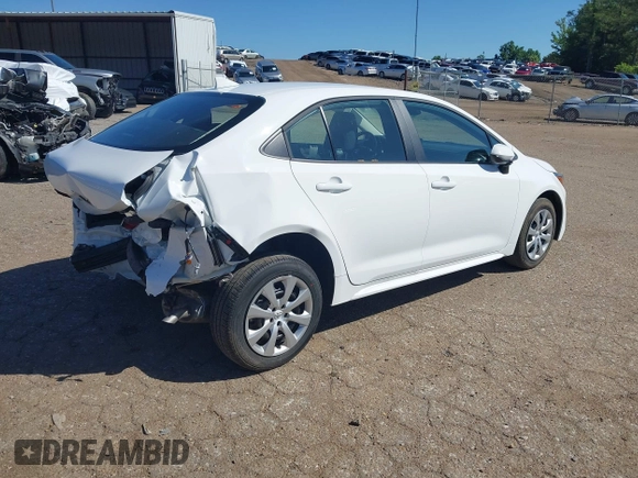 2025 Toyota Corolla LE z VIN 5YFB4MDEXSP259601, wystawiony jako IAAI lot #42313569 z przebiegiem 9255 mil mil oraz . Historia ofert i sprzedaży dostępna na DreamBid. Obrazek 4.