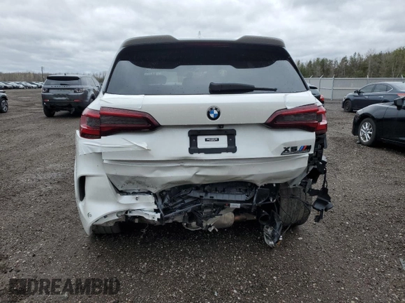 2020 BMW X5 M Competition with VIN 5YMJU0C07L9D71042, listed as a Copart auction lot 75059483 with 0 mi miles. Bid and sale history available at carsss.com. Image 6.