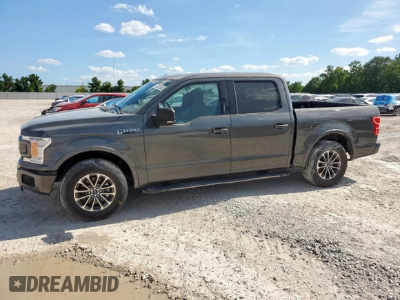 2018 Ford F-150 XL with VIN 1FTEW1CPXJKC79644, listed as a Copart auction lot 62035085 with 89,863 mi miles and Salvage title. Bid and sale history available at DreamBid. Image 1.