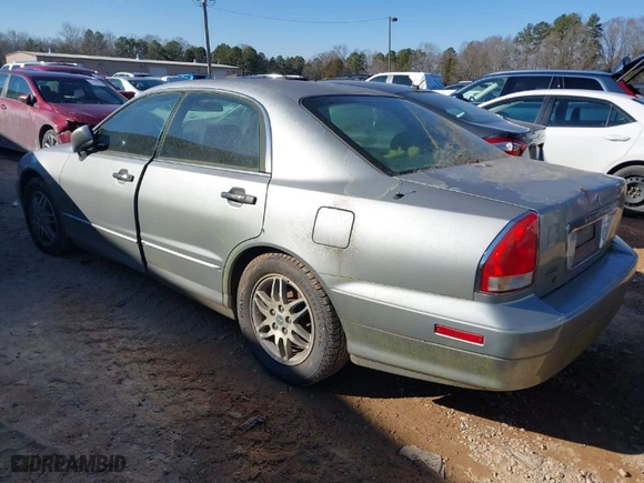 2002 Mitsubishi Diamante LS with VIN 6MMAP67PX2T002710, listed as a IAAI auction lot 41244987 with 135,039 mi miles. Bid and sale history available at carsss.com. Image 3.