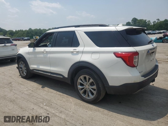 2023 Ford Explorer XLT with VIN 1FMSK8DH4PGC05738, listed as a Copart auction lot 60815665 with 16,313 mi miles and Salvage title. Bid and sale history available at DreamBid. Image 2.