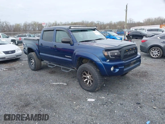 2008 Toyota Tacoma PreRunner with VIN 5TEJU62N58Z561553, listed as a IAAI auction lot 41943130 with 192,731 mi miles. Bid and sale history available at carsss.com. Image 1.