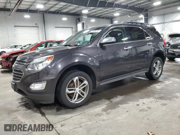 2016 Chevrolet Equinox LTZ with VIN 2GNFLGE38G6345864, listed as a Copart auction lot 50096375 with 137,447 mi miles and Salvage Title. Bid and sale history available at carsss.com. Image 1.