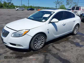 2011 Buick Regal CXL RL6 with VIN W04GU5GC4B1034384, listed as a IAAI auction lot 42053618 with 1 mi miles. Bid and sale history available at carsss.com. Image 16.