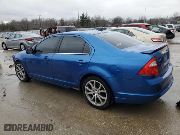 2012 Ford Fusion SEL with VIN 3FAHP0JA6CR245935, listed as a Copart auction lot 44125735 with 249,867 mi miles and Salvage Title. Bid and sale history available at carsss.com. Image 2.