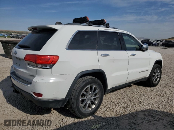 2014 Jeep Grand Cherokee Limited with VIN 1C4RJFBG4EC299273, listed as a Copart auction lot 59660695 with 162,528 mi miles and Salvage title. Bid and sale history available at DreamBid. Image 3.