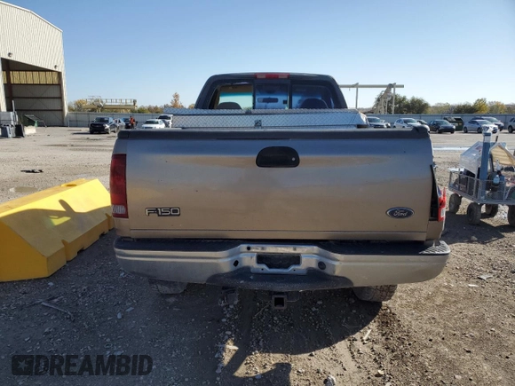 2001 Ford F-150 XL with VIN 1FTRF18W71NB69621, listed as a Copart auction lot 77816954 with Not provided miles and Salvage title. Bid and sale history available at DreamBid. Image 6.